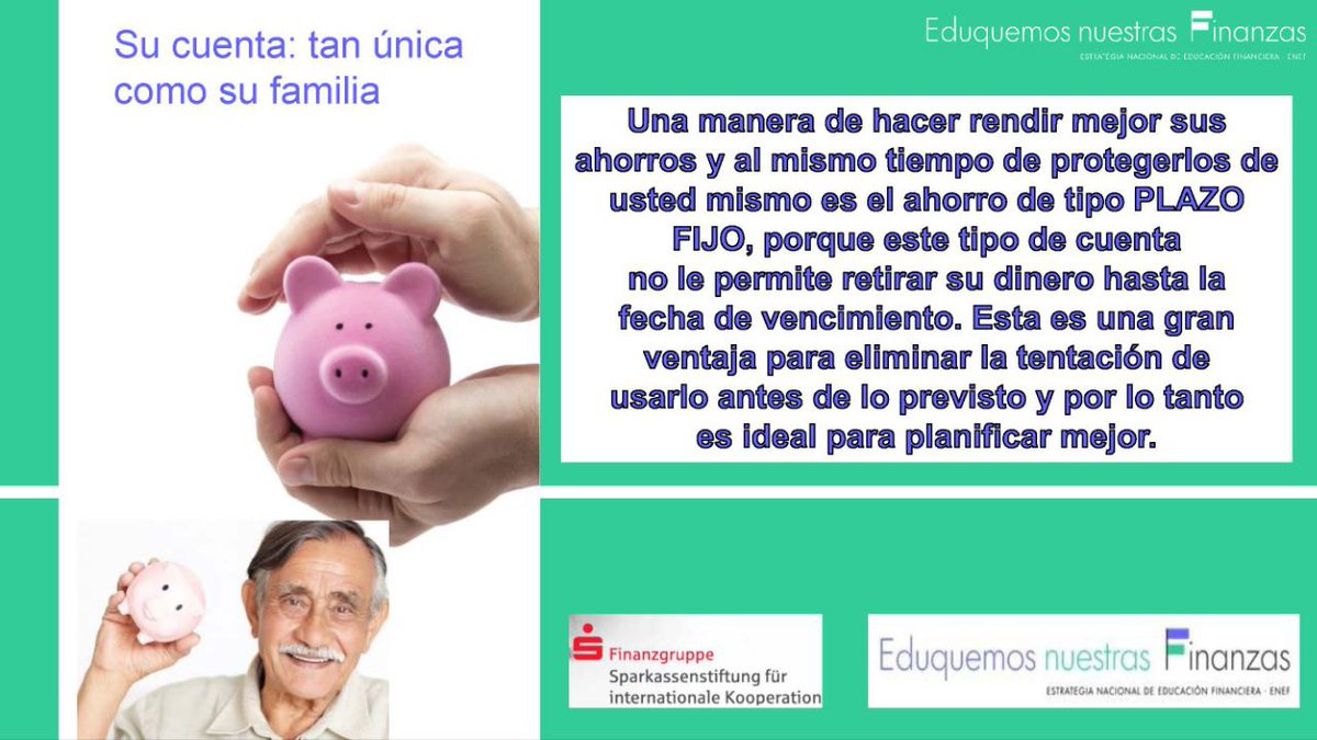 El ahorro es importante pero más importante aun es conocer qué tipo de cuenta bancaria me ayuda a hacer crecer mi dinero.

#EduquemosNuestrasFinanzas