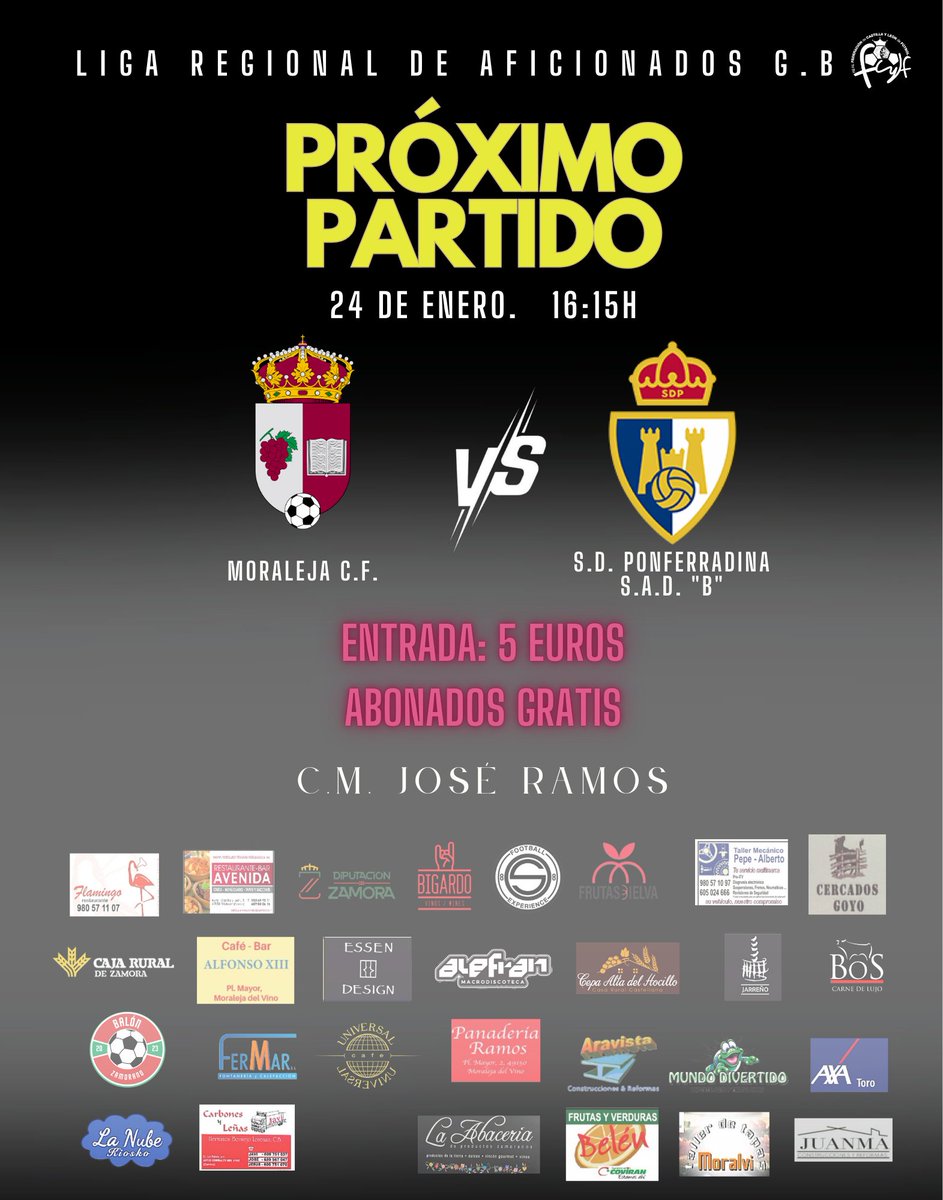 ❄️ COMUNICADO OFICIAL

Debido a las abundantes nevadas en Castilla y León, especialmente en la zona de León, no podemos confirmar aún el estado de los desplazamientos.
Si finalmente no se pudiera disputar el partido de mañana, se informará con antelación por canales oficiales.