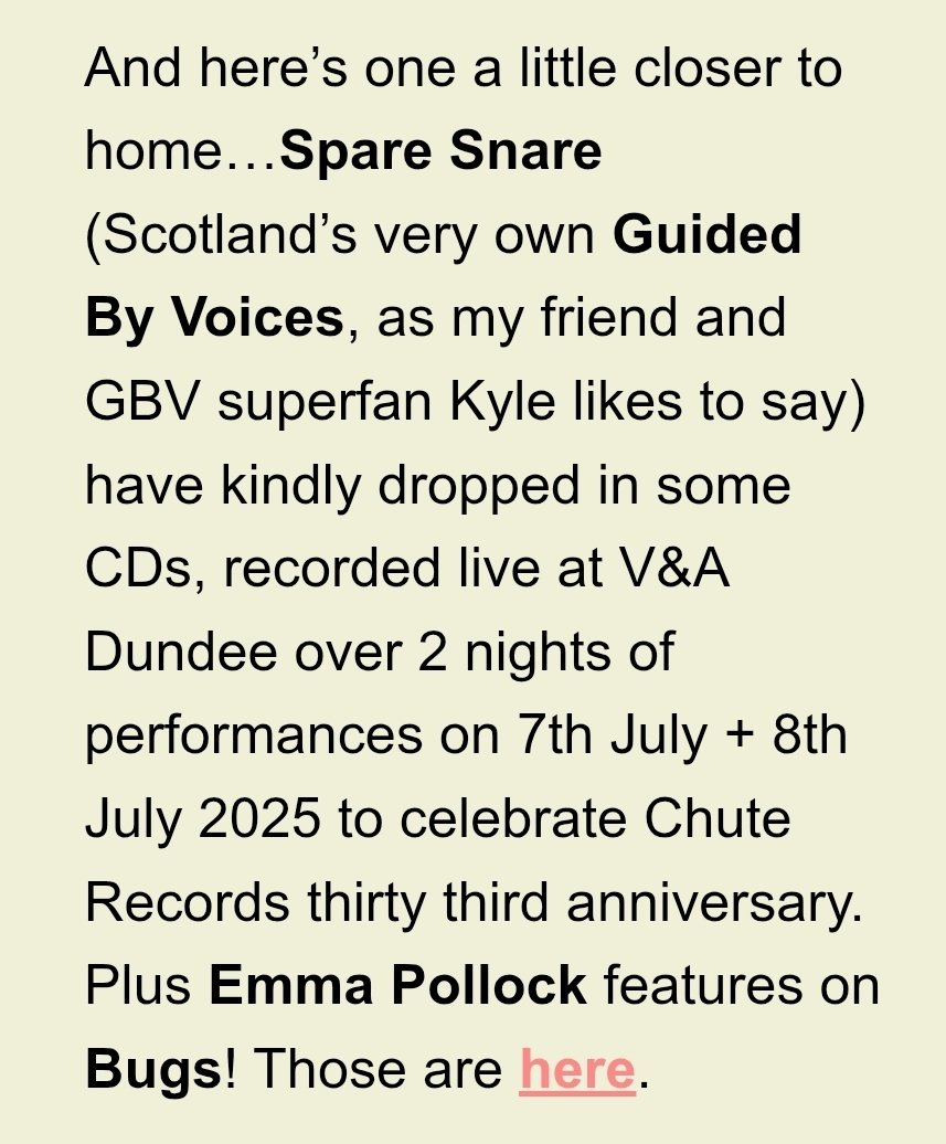 Spare Snare tweet media