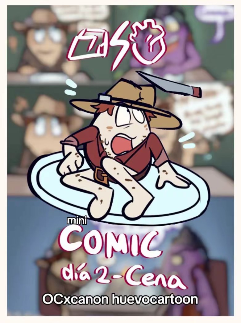 rainwshark's tweet photo. La Cena 🍽️🫀 - Mini Comic //

Diego x Huevo Brujo yay!!
🪨⚡🫀
#huevocartoon #stoneheartduo #Ocxcanon #minicomic https://t.co/SCOwSKT1Ys