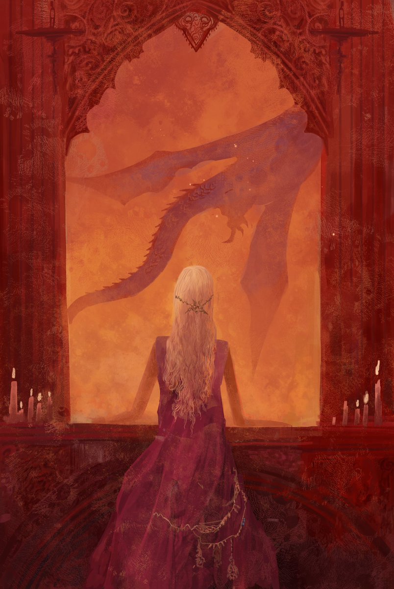 birdy_12yy's tweet photo. Dragons and sunset 🌅 
#ASOIAF 
#DaenerysTargaryen https://t.co/njFIe9wvxI