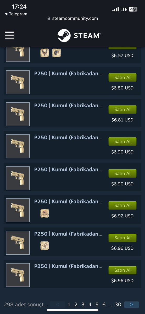 0xasdasxd357's tweet image. Yesterday the price was $4, today it's $6.50.
P250 Sand DUNE 4HX5VSjszacfWKTGapVhNHKLjBzGQvZvni9qJE6Rpump
@HopiumPapi @poe_real69 
steamcommunity.com/market/listing…