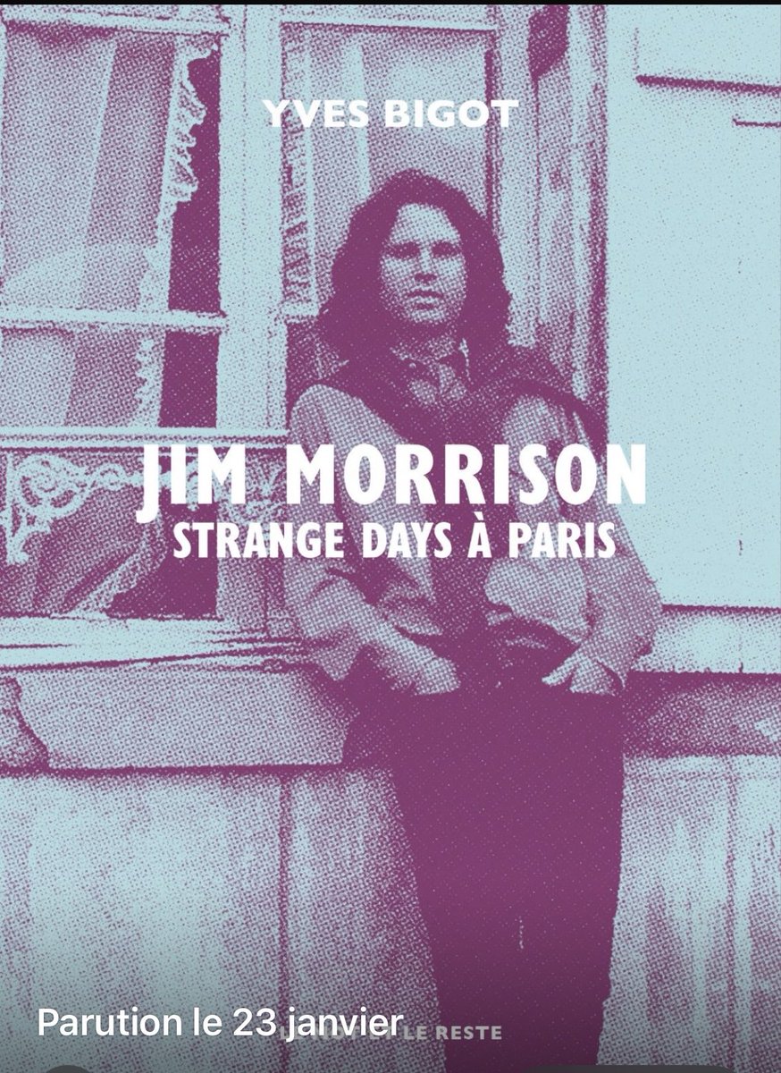 Parution aujourd'hui ⁦<a href="/TheDoors/">The Doors</a>⁩ #JimMorrison ⁦<a href="/LeMotetleReste/">Éditions Le mot et le reste</a>⁩ #coldcase