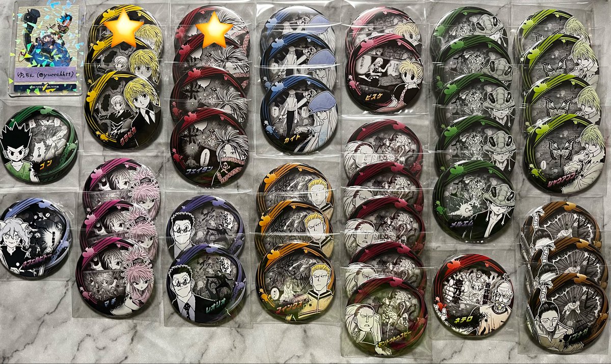 交換】HUNTER×HUNTER ハンターハンター コレクション缶バッジ コレ缶