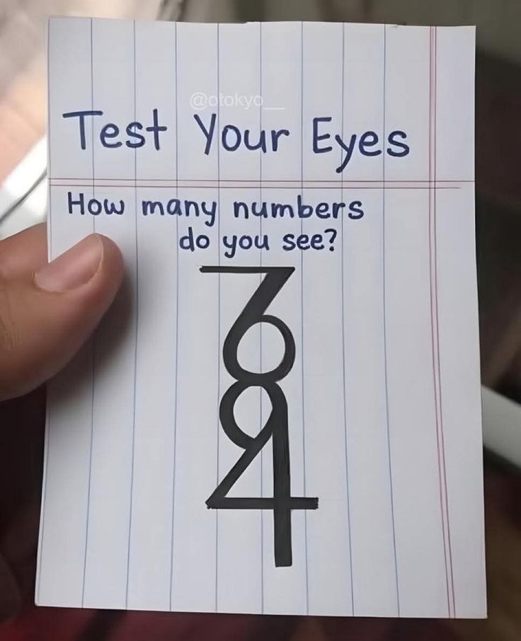 How many numbers do you see?