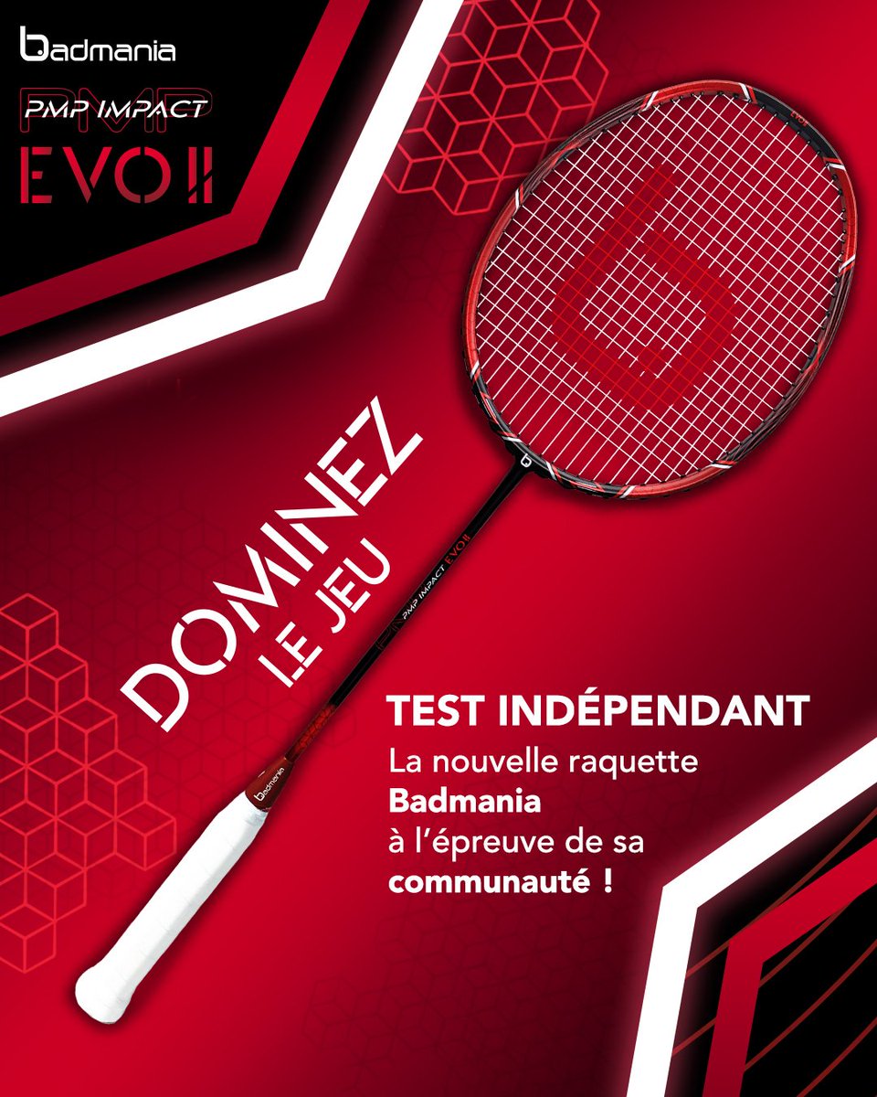 La PMP Impact EVO II à l'épreuve de sa communauté 

En savoir plus 👉 badmania.fr/r-7re

#badminton
