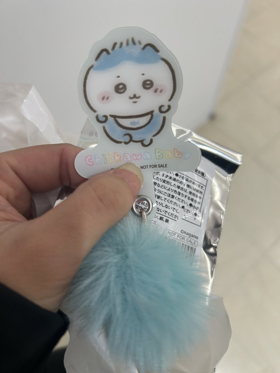 084_00's tweet photo. 【交換】
��いかわ Chiikawa Baby ノベルティ
ぽんぽんチャーム付きフォンタブ

【譲】ハチワレ
【求】うさぎ
【取引】郵送

お気軽にお声掛け下さい🙇‍♀️ https://t.co/uyfELBDTca
