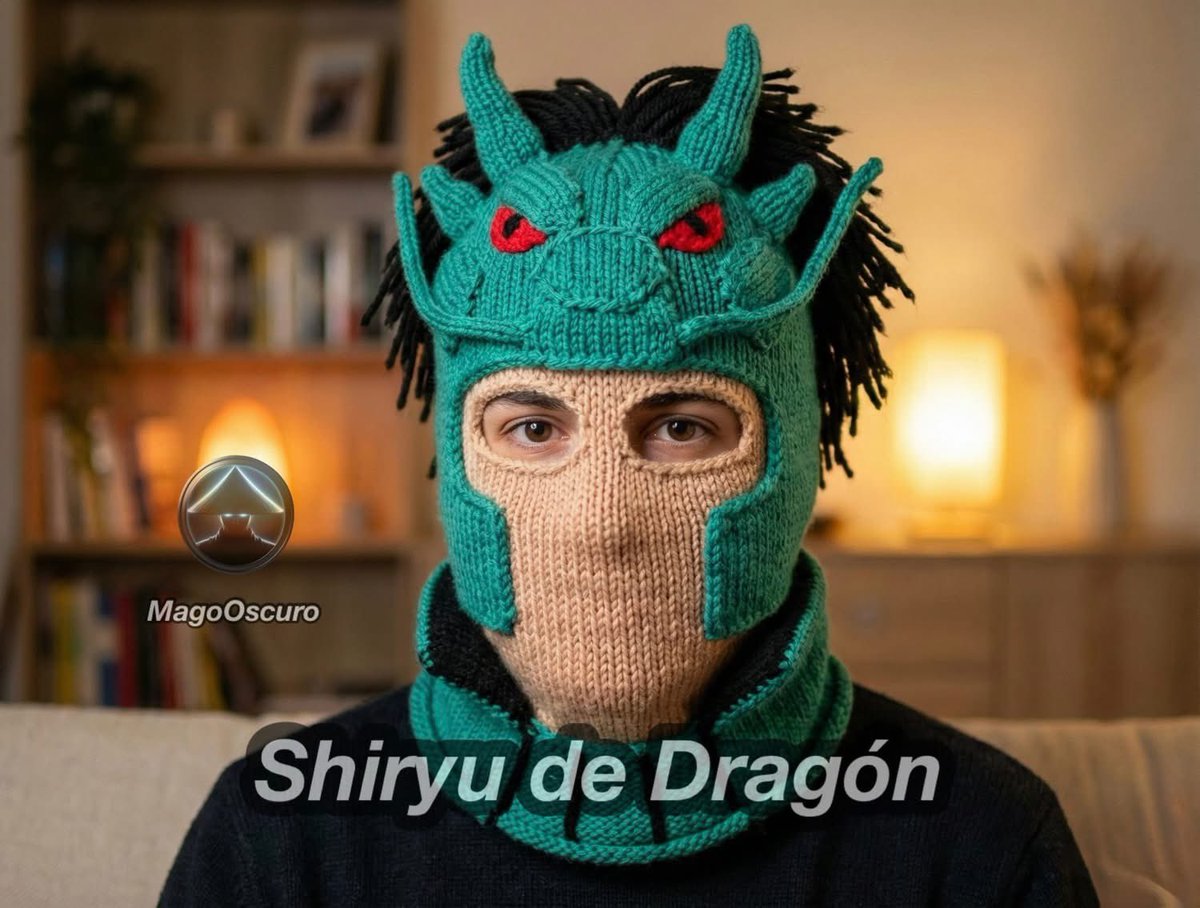 EsdeProfugos's tweet image. Pasamontañas de Los Caballeros del Zodíaco - Saint Seiya, para soportar estos fríos