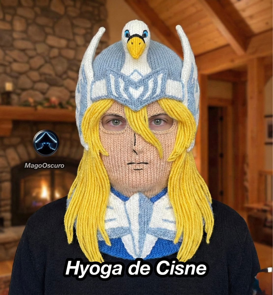 EsdeProfugos's tweet image. Pasamontañas de Los Caballeros del Zodíaco - Saint Seiya, para soportar estos fríos