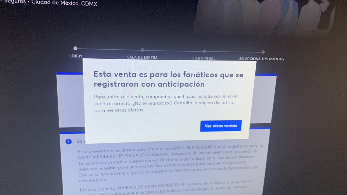 nadia_castt's tweet photo. PERO SI ME REGISTRÉ @Ticketmaster_Me #BTS_WORLDTOUR_MEXICOCITY https://t.co/apyBZlMOPW
