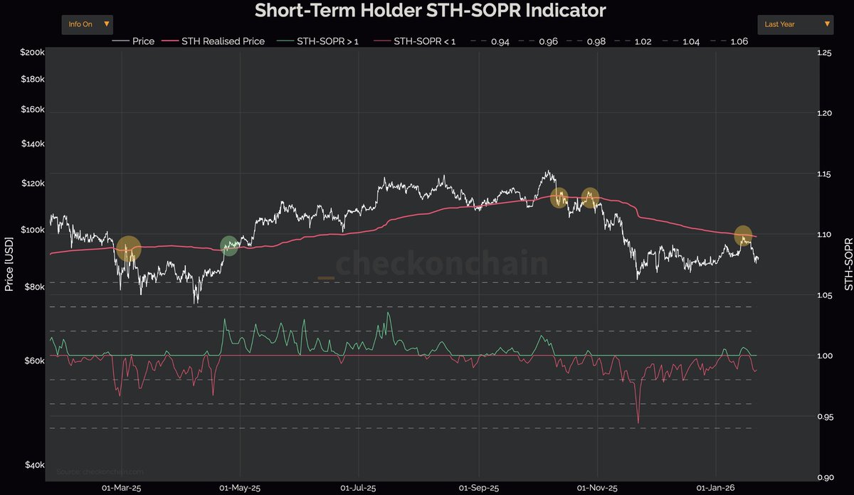 Last week, Bitcoin was rejected at the critical short-term momentum level  at $98K. Despite sizable ETF outflows and fear in the market, Bitcoin  continues to range in the high eighties over the