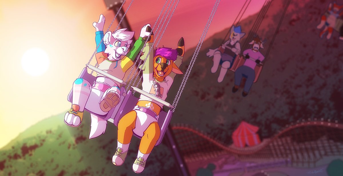 PoofyJax's tweet photo. Thought I’d go ahead and post this here even though I’m not around here much anymore!

This was my 1 year anniversary gift to my little hatchie based off a true event :)

Artist: @/Blankieplush https://t.co/5f2V4AgXN0
