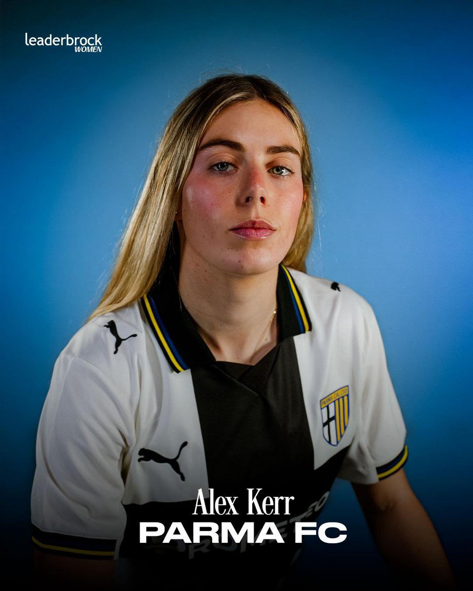Time to score 🇺🇸 
ALEX KERR 🤝 <a href="/parmawomen/">Parma Calcio Women</a> 
2026 ✍️

#LeaderbrockWomen 
#AlexKerr
#LeaderbrockSports
#TQTKStudios

⚽️ 🥅 🎯 🟡🔵

We are Women
We are Winners
We are Leaderbrock