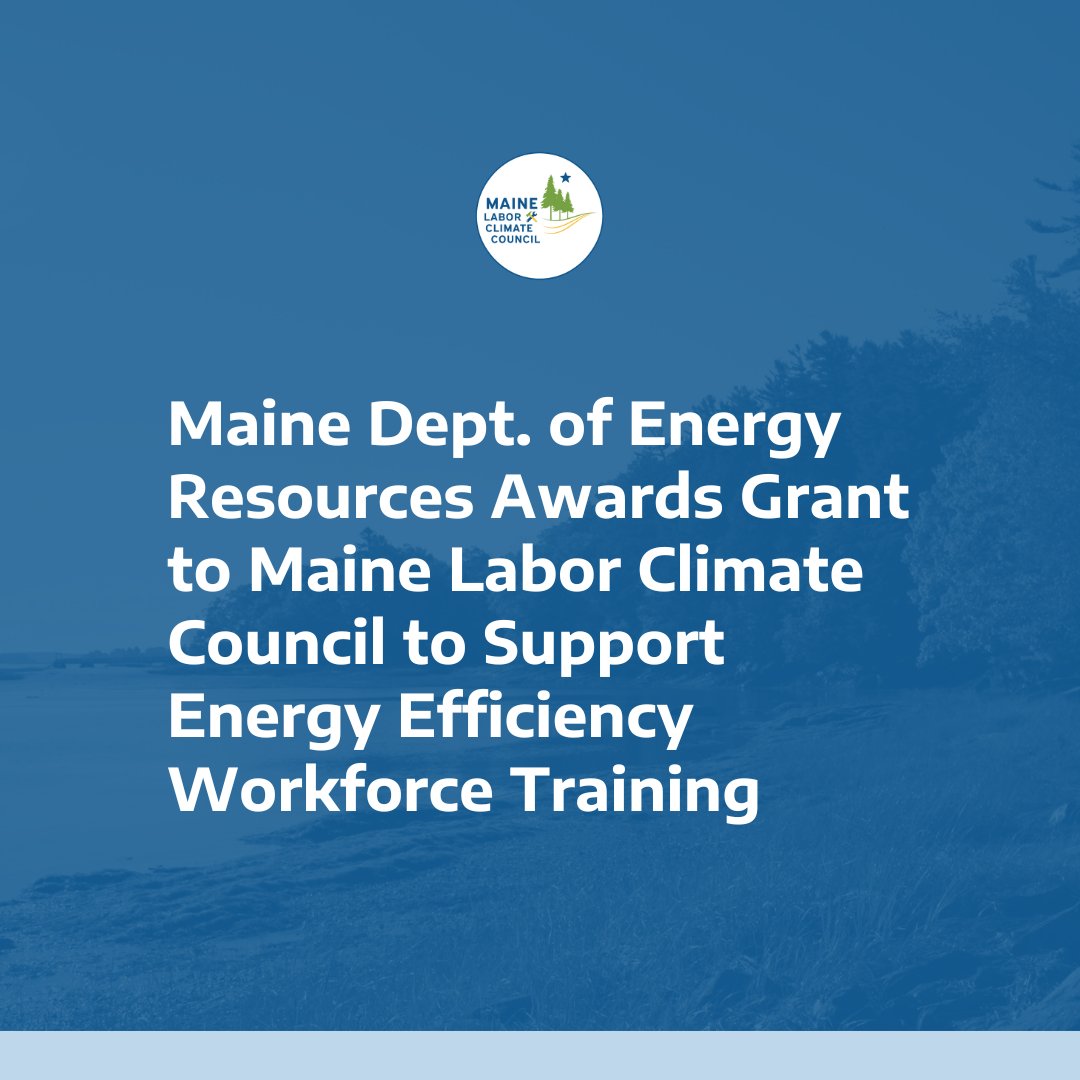 Maine Labor Climate Council tweet media