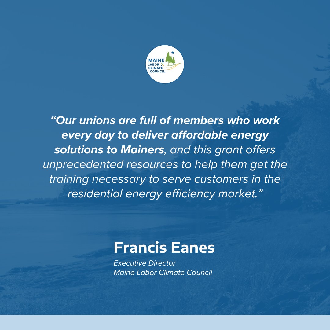 Maine Labor Climate Council tweet media