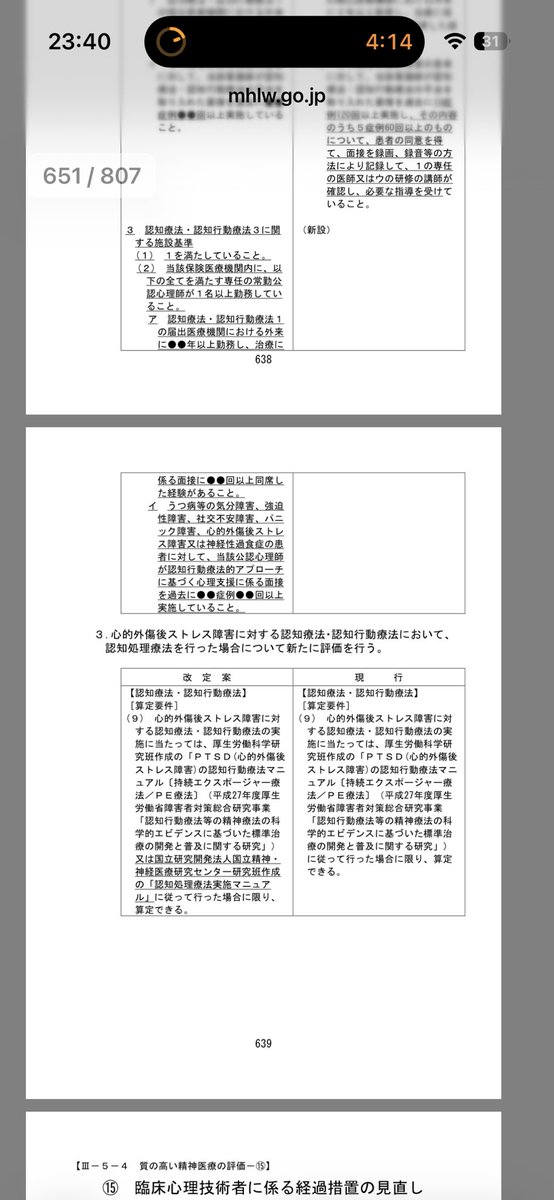 【認知行動療法の保健収載】とうとう公認心理師による認知行動療法が、保健収載されました！！！
いや、ここまで長かった！！

ぜひこの研修を受けて、不安症に対する認知行動療法の基礎と臨床について学んでいってください！
お申し込み終了まで後わずかです。