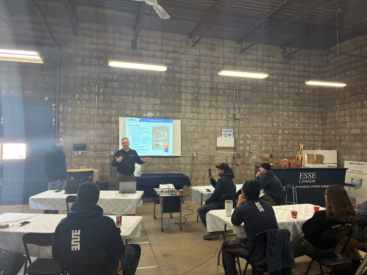 More leadership on wastewater technical standards for controls being trained with the experts <a href="/BergmannInc/">Bergmann North America Inc.</a> <a href="/ESSE_Canada/">ESSE Canada</a>