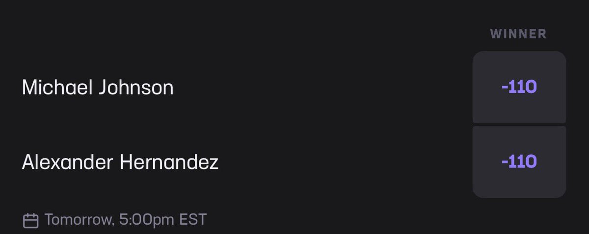 There’s some funny line movement going on with the Michael Johnson vs Alexander Hernandez fight at UFC 324