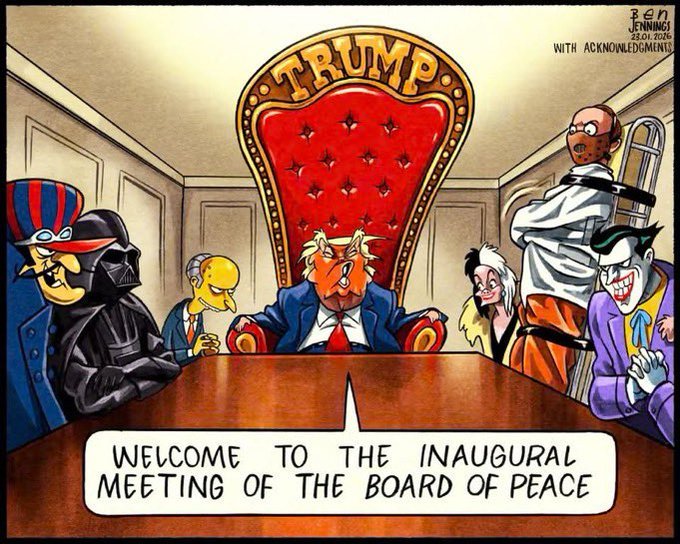 ObregnG2's tweet image. ¡Qué bueno The Guardian! jajajaja 
#BoardOfPeace #Trump #gazapeaceboard #GazaGenocide #Davos #Gaza
