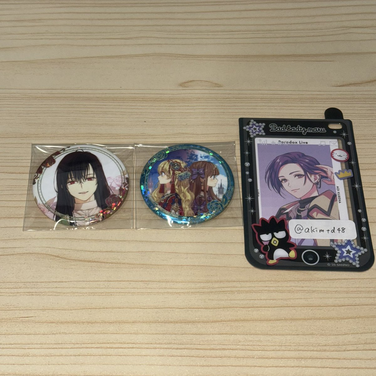 ある姫 ルーカス 缶バッジ ホログラム ある日、お姫様になってしまった件について ある姫 ルーカス