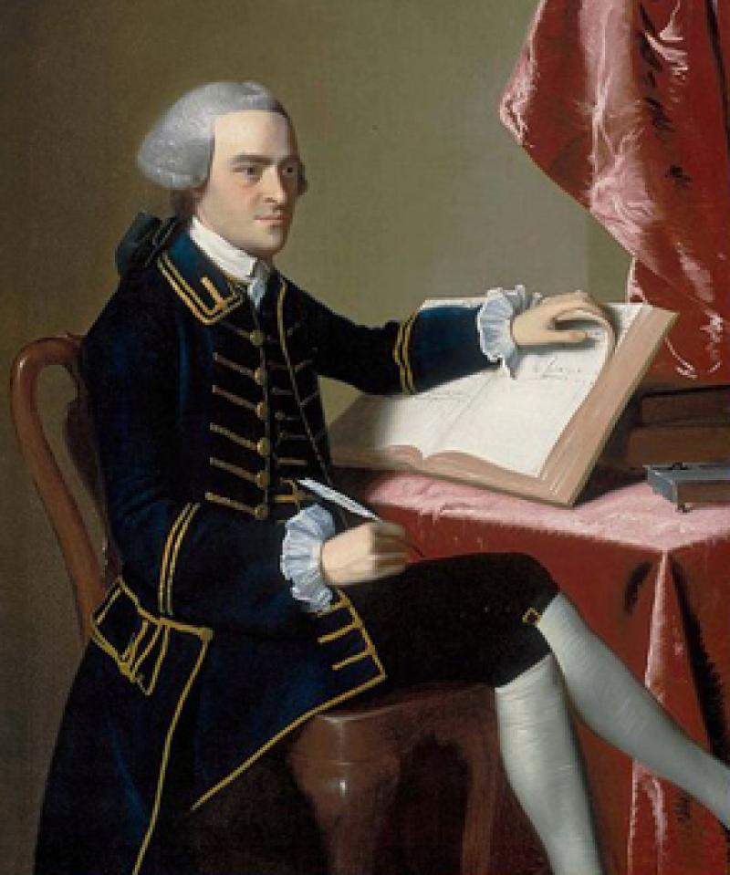 TodaysDAR's tweet photo. Happy Birthday to John Hancock! His signature is so iconic that “John Hancock” has become synonymous with signing your name. The DAR Americana Collection houses a copy of John Hancock’s signature. You can view the collection here: https://t.co/TN1KzvFZEZ https://t.co/0trTavWxWG