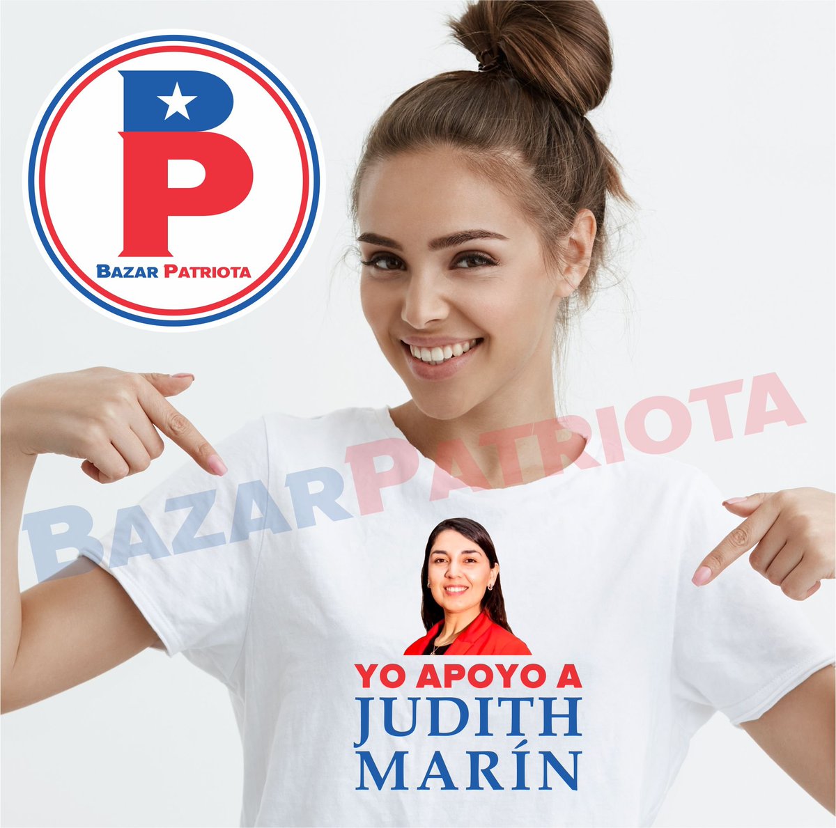 Polera Yo apoyo a Judith Marín 

  #BAZARPATRIOTA