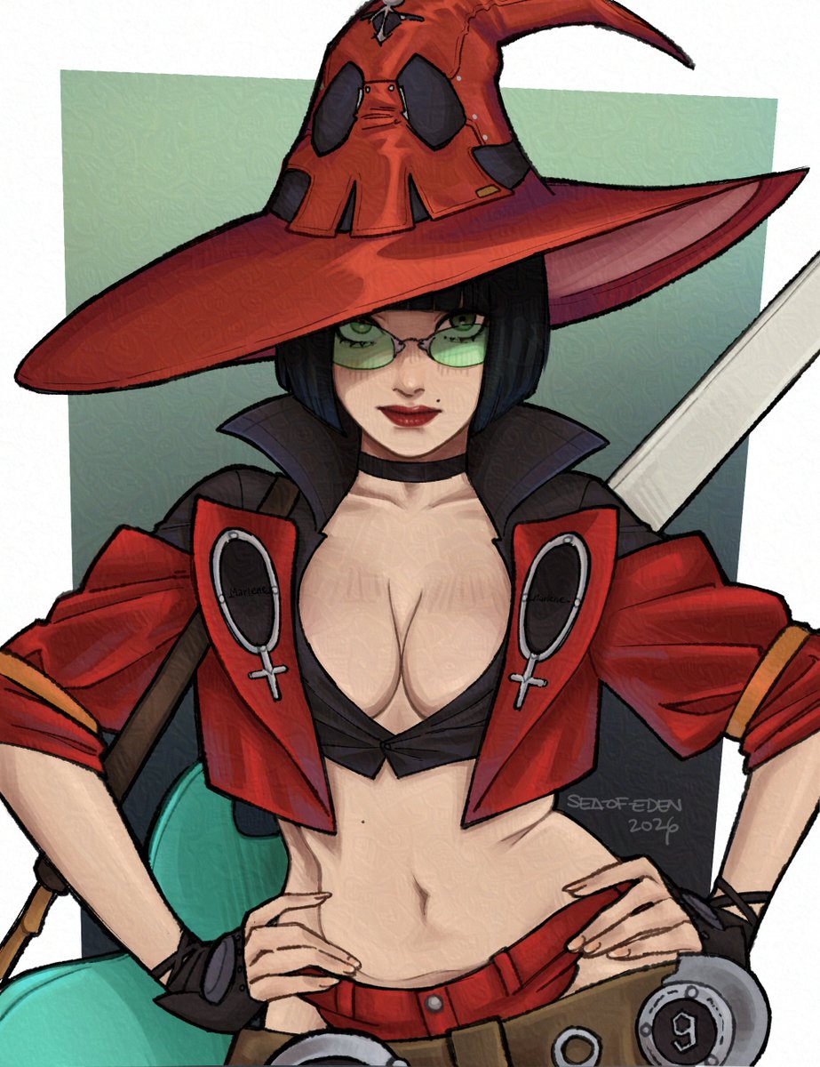 sea_of_eden_'s tweet image. first post of 2026, WE SERVE CUNT HERE SIR! #ggst