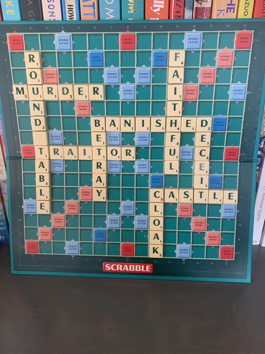 Not got around to framing this latest #scrabble creation yet. One for #TheTraitors fans
#TheTraitorsUK