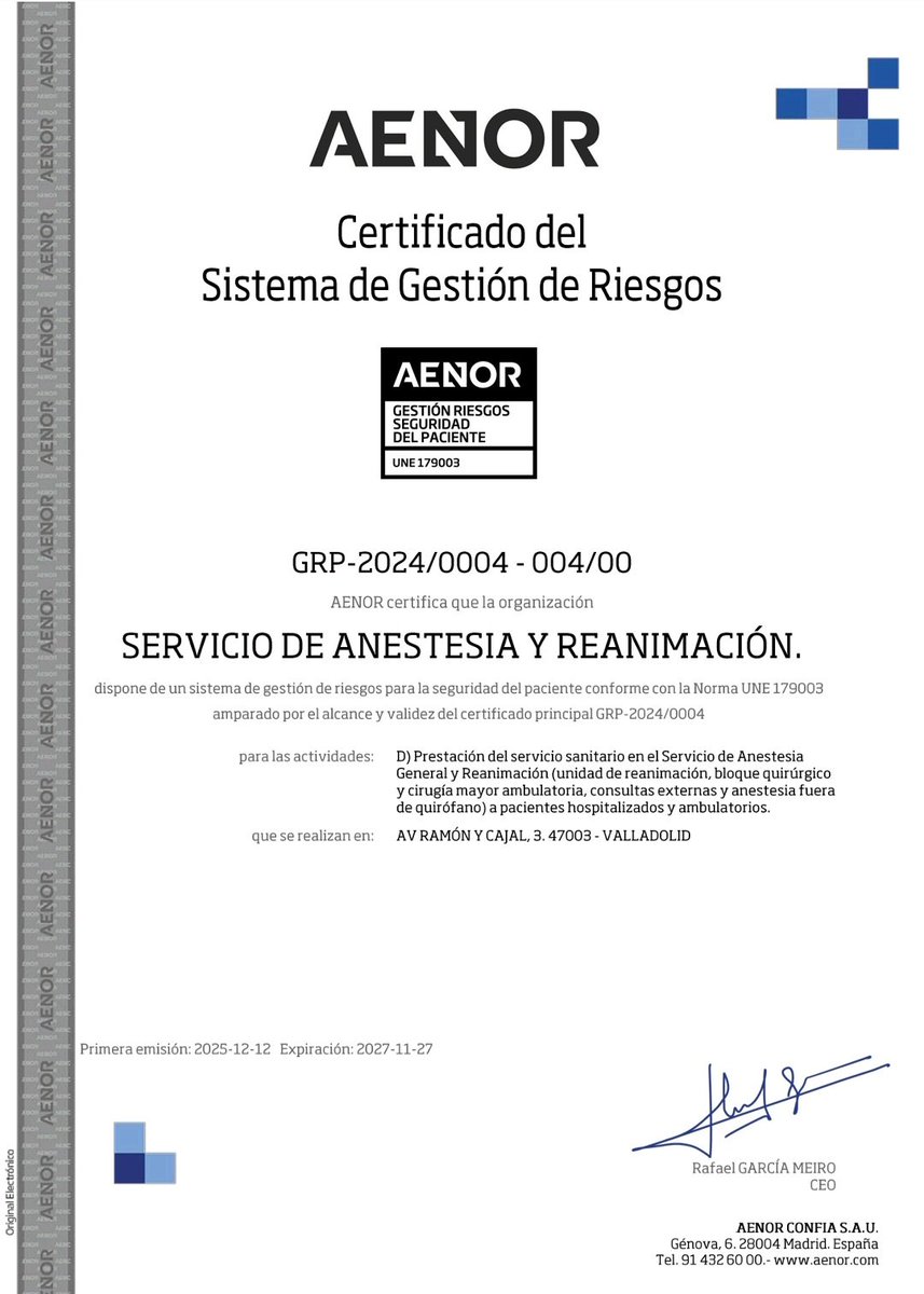 ANESTESIA HCUV tweet media