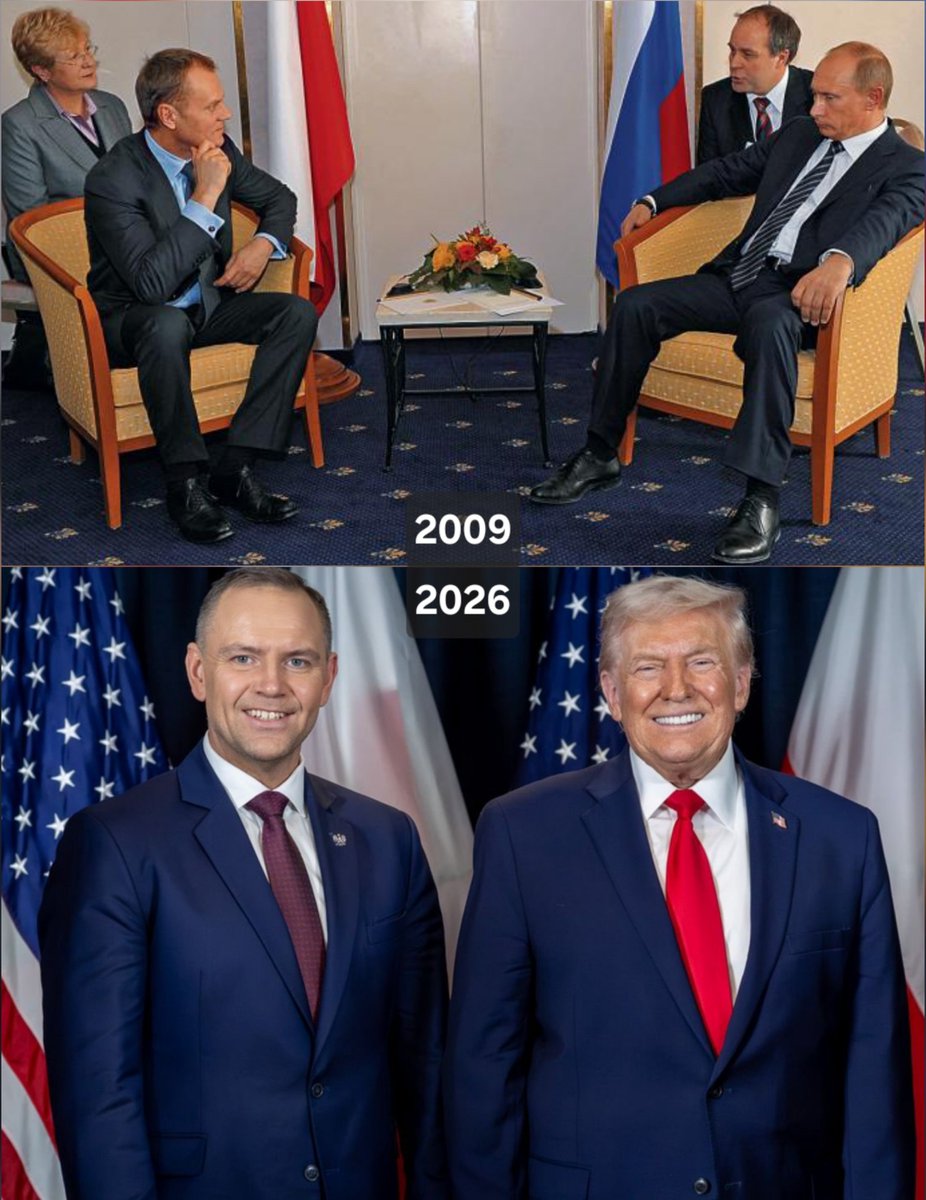 Symboliczne zdjęcia: tu Davos i tam Davos. Od razu widać różnicę, co nie?

#politykazagraniczna #Tusk #Putin #Nawrocki #Trump #Davos