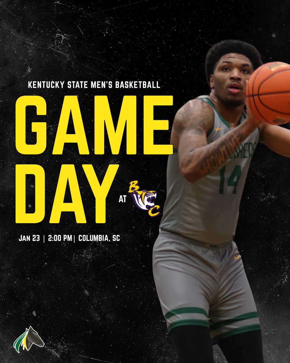 KYSUMBB's tweet photo. MBB | It's GAMEDAY for Men's Basketball as they face Benedict today at 2 p.m. Tune in to the SIAC Network to catch the action: https://t.co/V93W4xlxJt

#KSUMBB https://t.co/t7NOO1YfBV