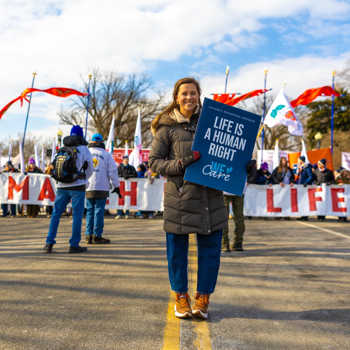 Every year, Americans come to our nation’s capital to march—not for one legal or policy outcome, but for human life. We want to build an America where life is protected and celebrated—and abortion is not just illegal but unthinkable.

With Roe v. Wade consigned to the ash heap of