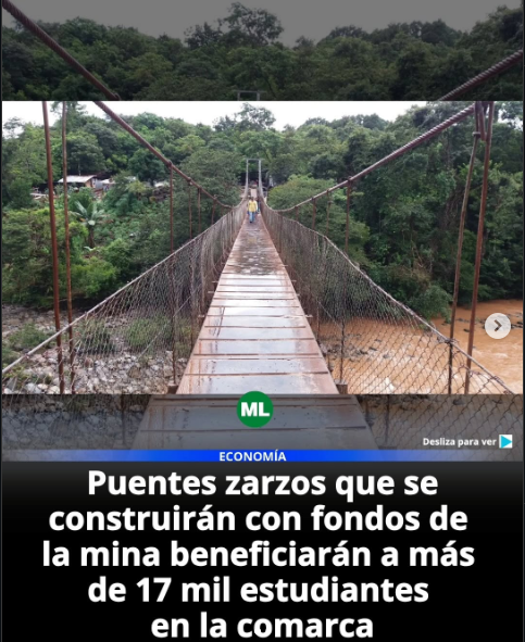 Liss_perestjb's tweet photo. #Noticias 50 puentes zarzos 🇵🇦 Más de 17 mil estudiantes cruzando ríos de forma segura 🙏😍
¿Eso no es desarrollo?
#HechosReales #afRam #MineríaResponsable #regalias @MetroLibrePTY #NgäbeBuglé #MinaSí https://t.co/euG5QfzmQK