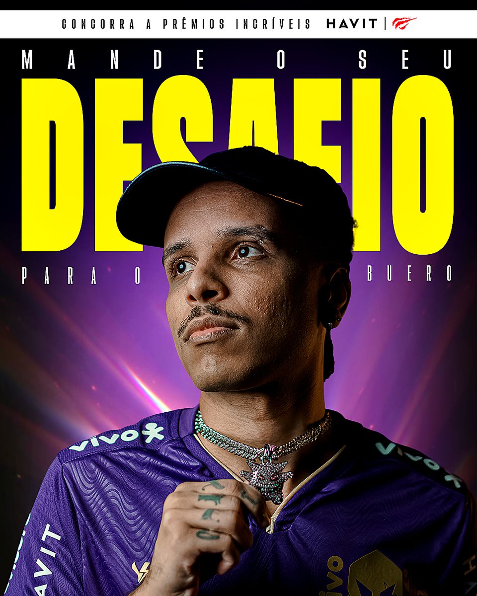 a <a href="/havit_brasil/">havit_brasil</a> convidou uma presença ILUSTRE para fazer os desafios da comunidade.

<a href="/buerolol/">buero</a> já está pronto pros desafios mais INSANOS da legião. TACA AI NOS COMENTÁRIOS 👇

*LEMBRANDO: Quem for escolhido recebe mimos <a href="/havit_brasil/">havit_brasil</a> 💜