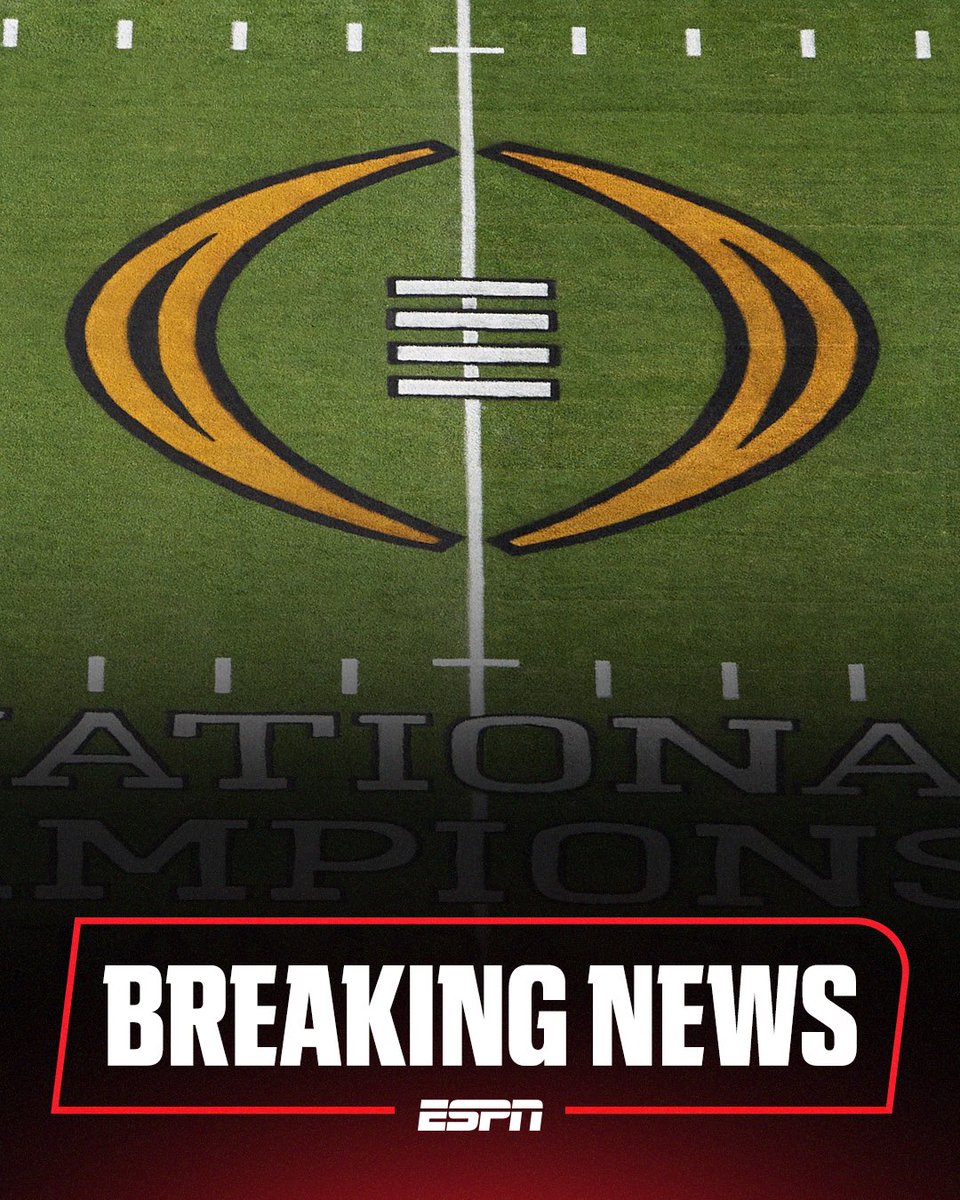 PeteThamel's tweet image. As widely expected, the College Football Playoff is staying at 12 teams for 2026. A formal announcement is set for later today, per ESPN sources.