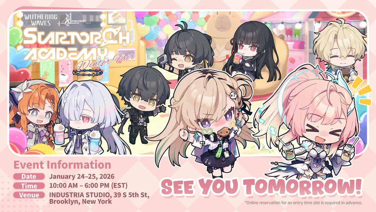 "Startorch Academy Winter Fair" New York Special Offline Event — Incoming Storm Notice &amp; Schedule Adjustment

Dear Rovers,

Thank you for your support and enthusiasm for the "Startorch Academy Winter Fair" New York Special Offline Event.

According to the latest weather