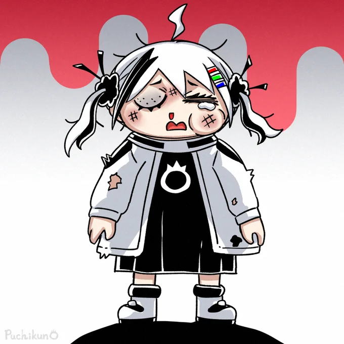おはモノチ 「メタメタになったっち……」 #MonochiProject