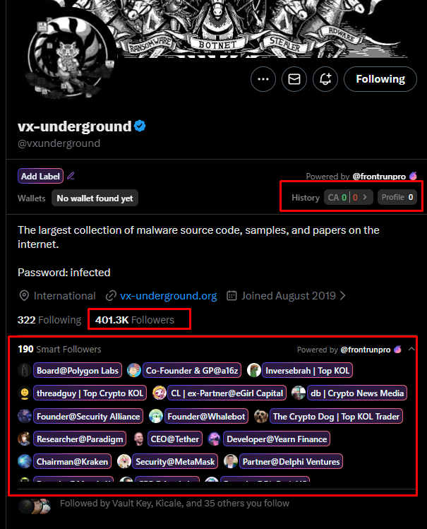 vx-underground tweet media