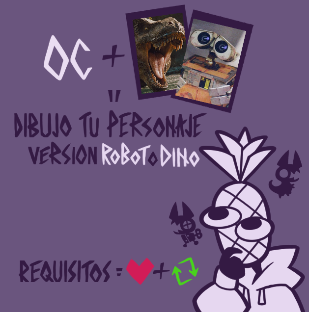 Dibujo gratis MINIS de OC's o Avatares que dejen en los comentarios, seleccionaré a algunos para la siguiente tanda y los convertiré en:
[🦖Dinosaurios o Robots⚙️]
- - - - - - - - - - - - - - - - - - - -