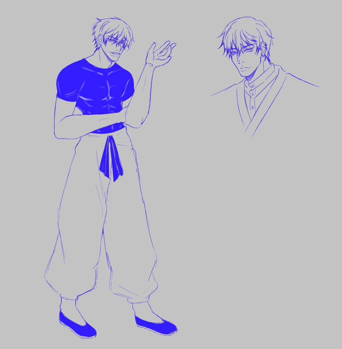 Naoya sketches (I hate how pretty he is…) #jjk #呪術廻戦