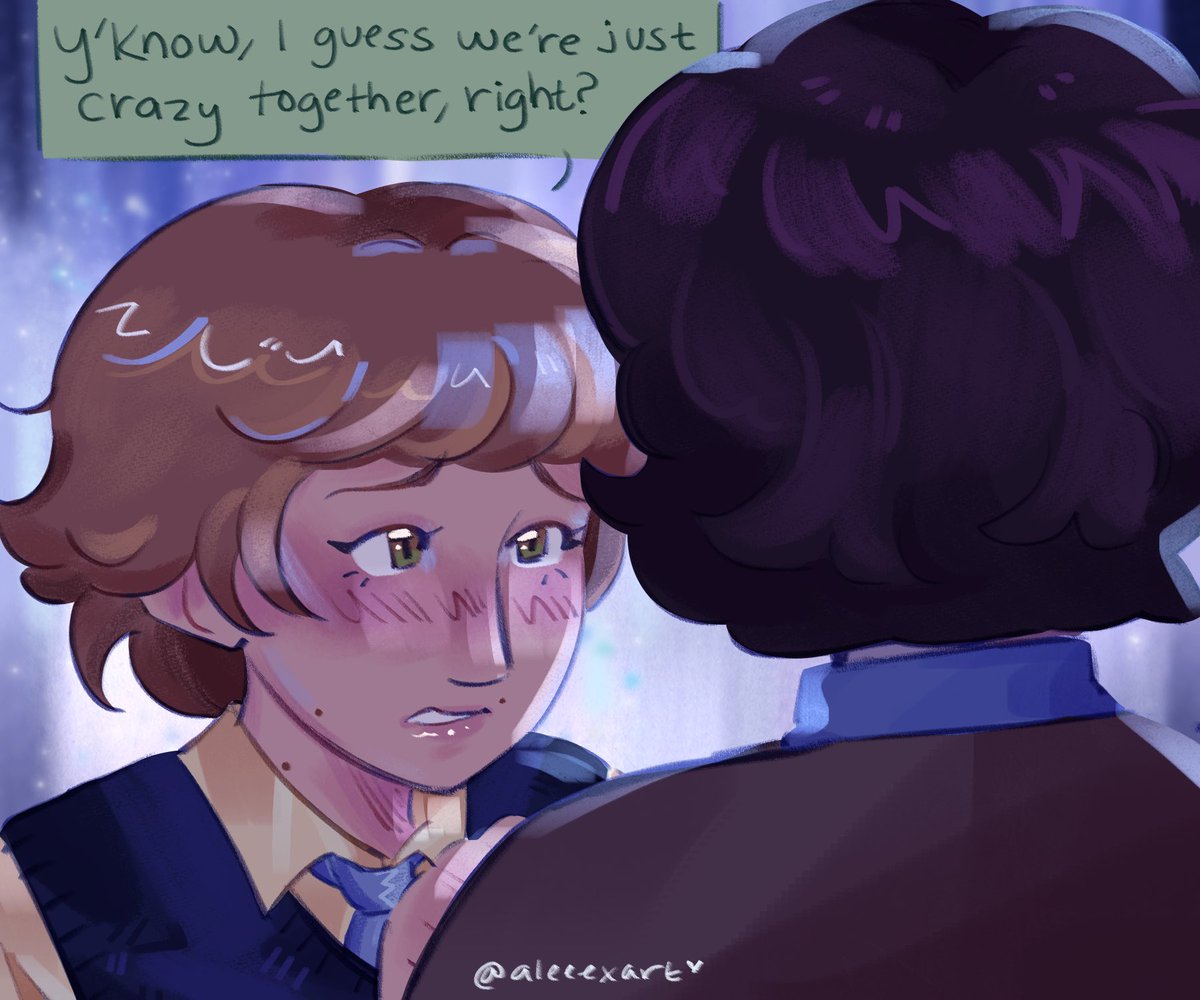 laventulip's tweet image. snowball dance 💛💙 #byler #bylertwt