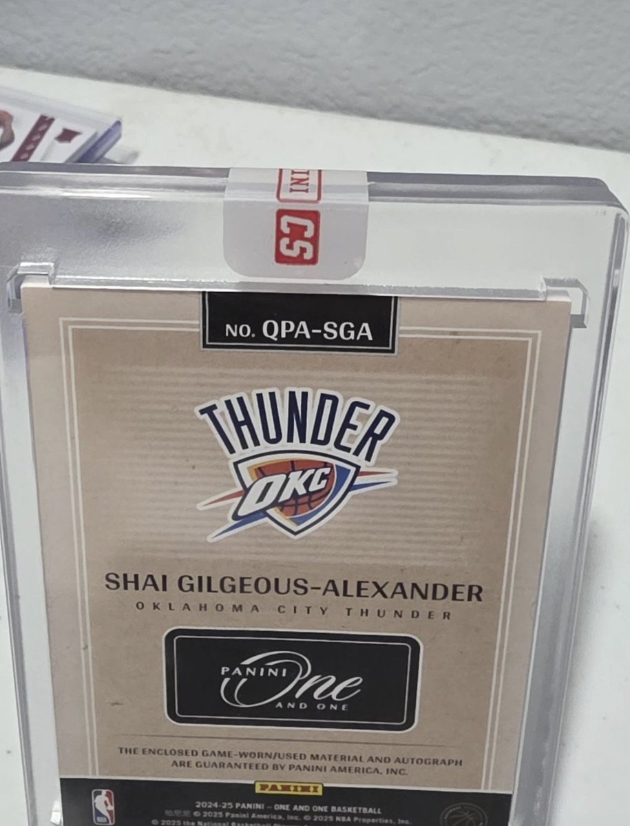 joesportscard's tweet image. 🎁Appreciation Day Giveaway🎁

Winner Announced Monday!

🔥 2024 Panini One And One Shai Gilgeous-Alexander Quad Patch Auto 1/1  Logoman

To enter
1. Follow
2. Retweet
3. Like