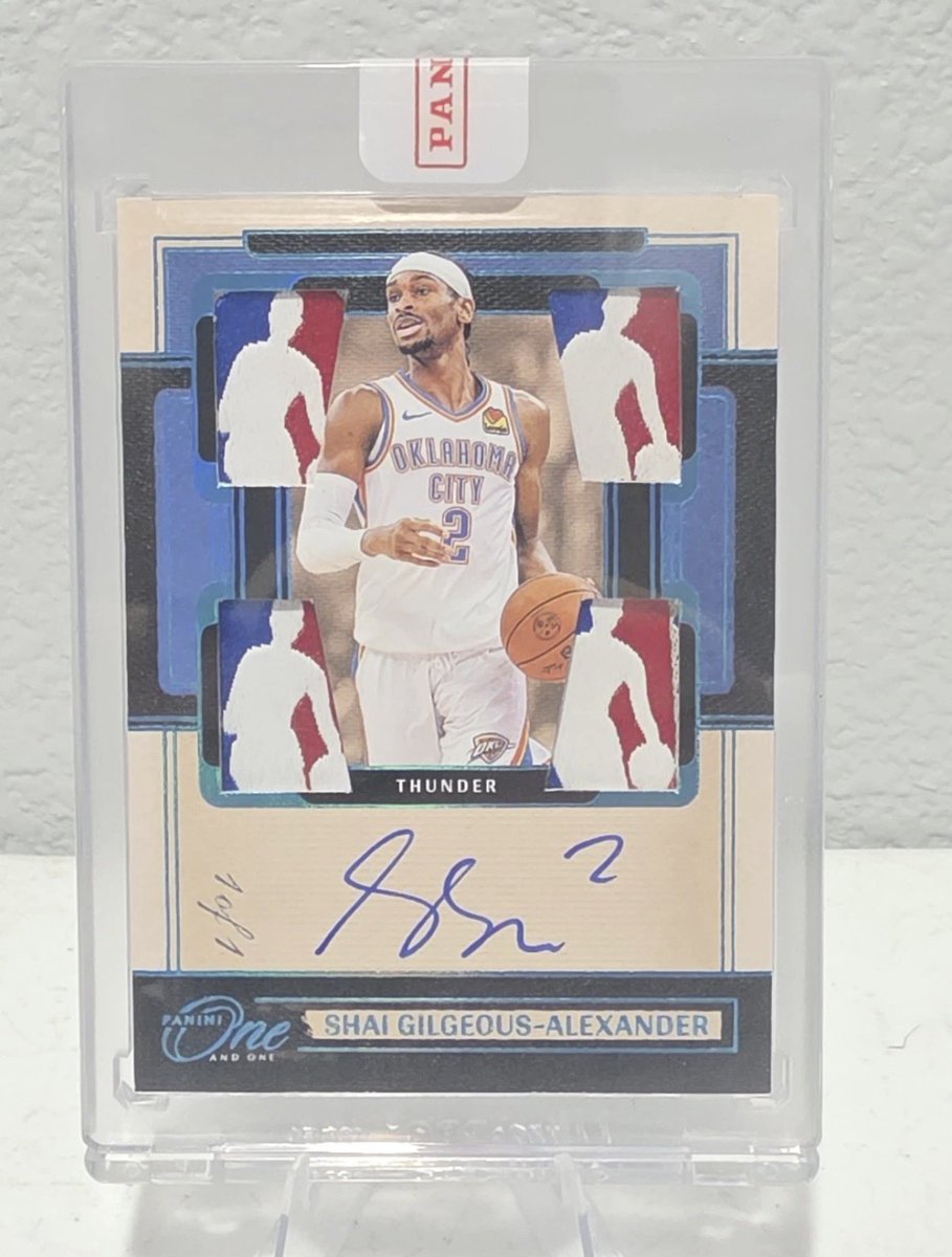 joesportscard's tweet image. 🎁Appreciation Day Giveaway🎁

Winner Announced Monday!

🔥 2024 Panini One And One Shai Gilgeous-Alexander Quad Patch Auto 1/1  Logoman

To enter
1. Follow
2. Retweet
3. Like