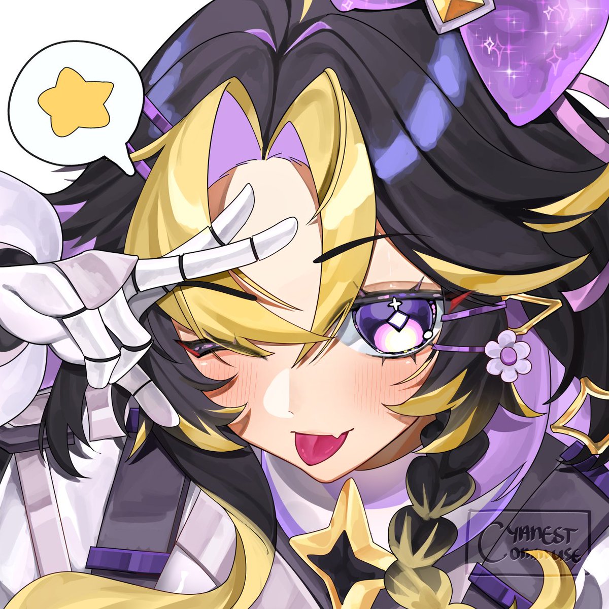 Just showing up on your timeline to say hii 🌌✨️

╭── ✦ ⁺.
🎨 : @/cyanest_yan
╰── ✦ ⁺.

#Vtuber • #Vtuberuprising • #ENVtuber