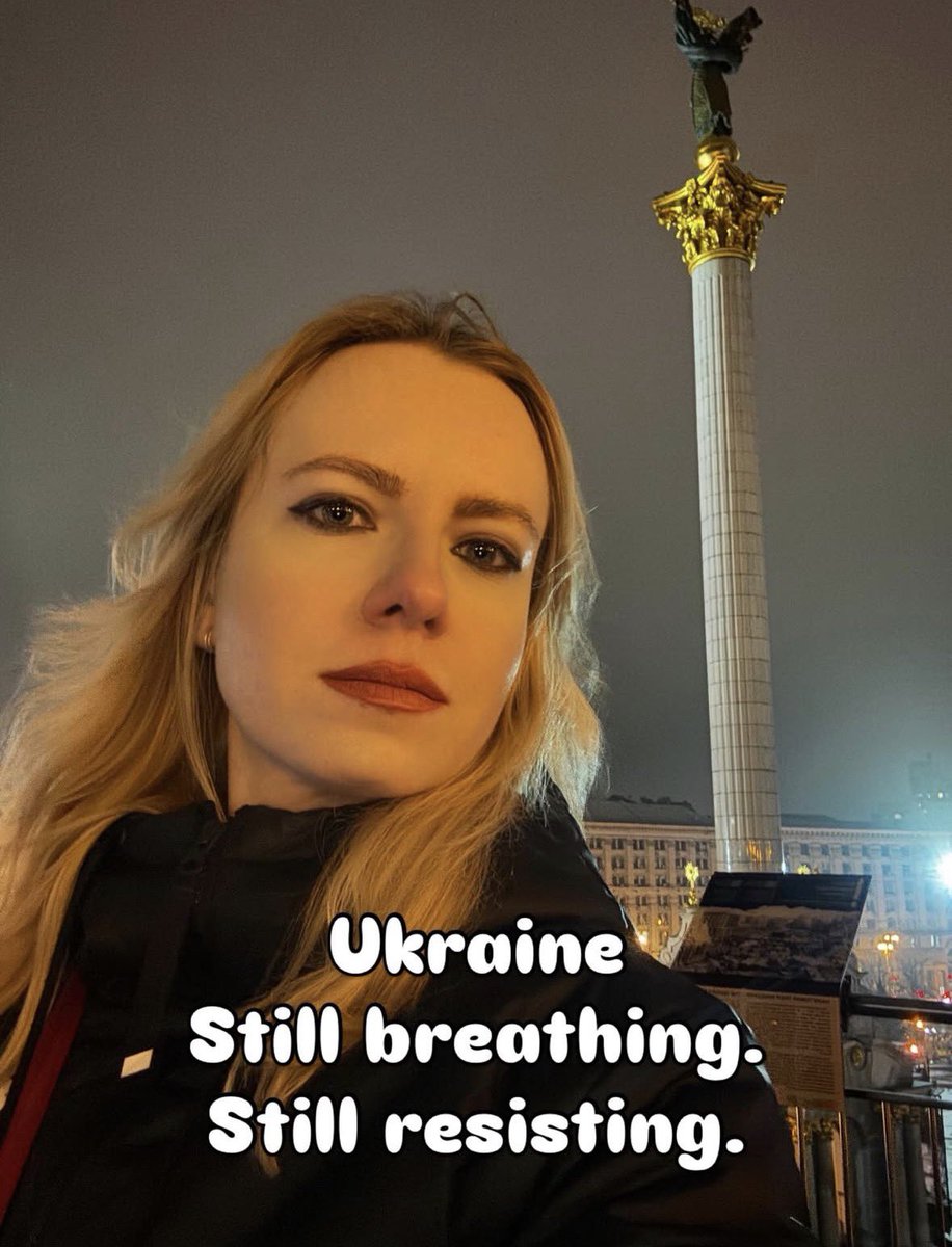 angelshalagina's tweet image. Ukraine
Still breathing.
Still resisting.