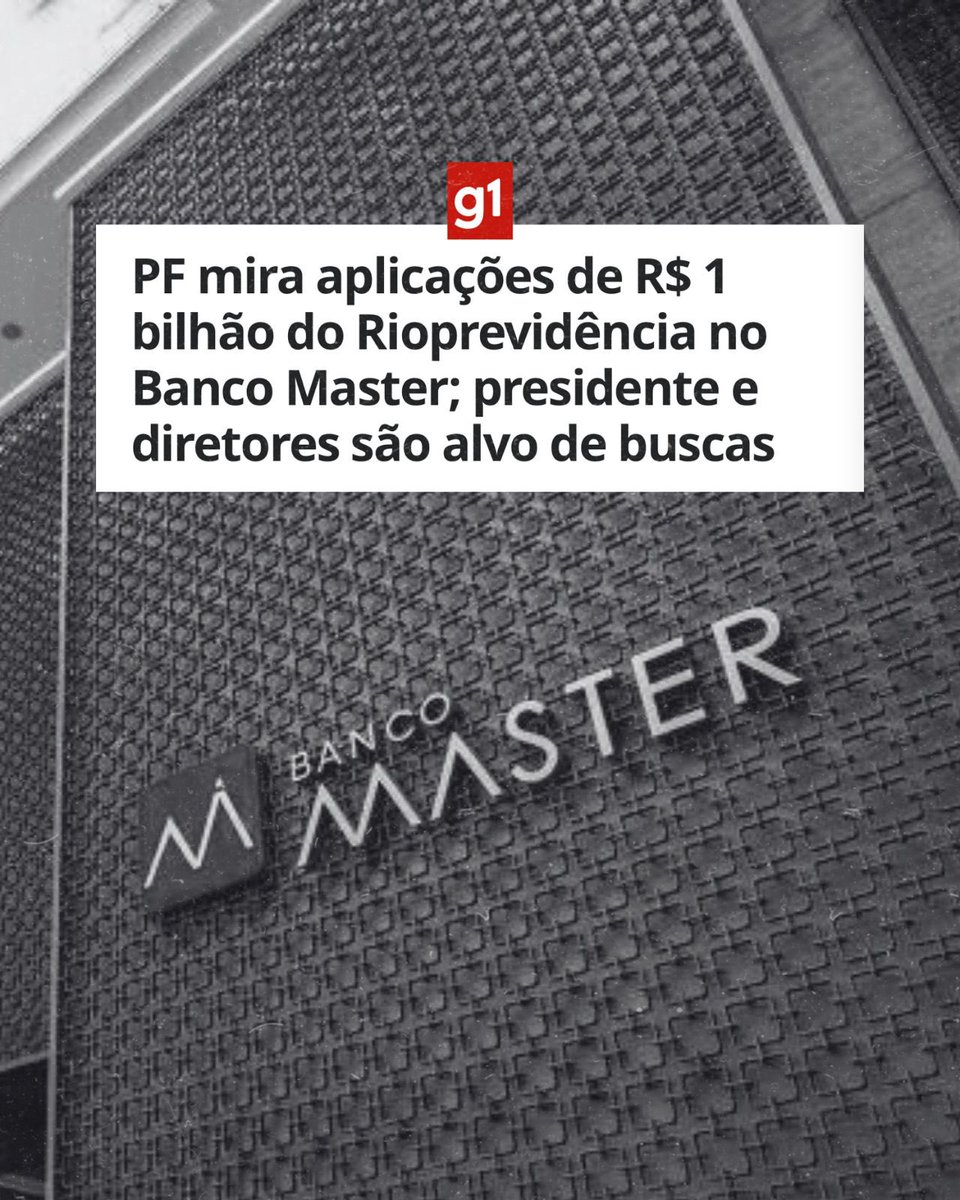 jandira_feghali's tweet image. GRAVE!
A PF deflagrou hoje uma operação que investiga o presidente e diretores do RioPrevidência por aplicarem quase R$ 1 bilhão dos aposentados do Rio de Janeiro em operações suspeitas do Banco Master. Um escândalo que lesa a população e foi patrocinado pela associação entre o…