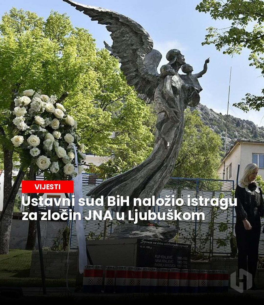 hercegovinainfo's tweet image. Ustavni sud BiH nalaže hitnu istragu ratnog zločina u Ljubuškom gdje je stradalo dvoje djece tijekom napada JNA i srpskih snaga. - hercegovina.info/vijesti/bih/us…

#UstavniSud #RatniZločini #Pravda