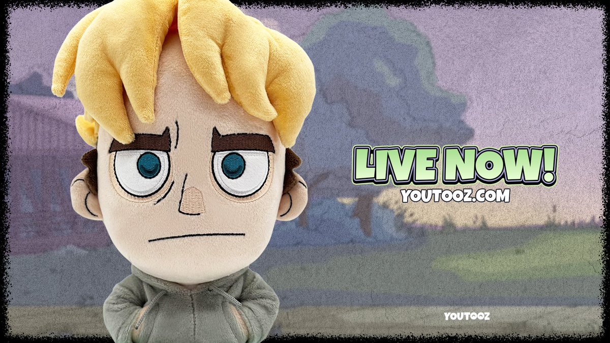 He's finally here!  Jonathan Plushie is reluctantly ready to put up with your Sock Plushie's antics.  Get him while you can!
youtooz.com/products/jonat…