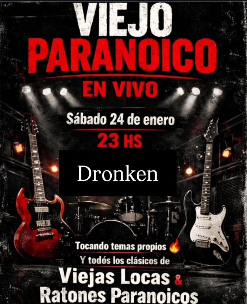 GastonBanfi's tweet photo. EL Sábado nos vemos en @dronken.restobar https://t.co/mOAfRAZjiJ