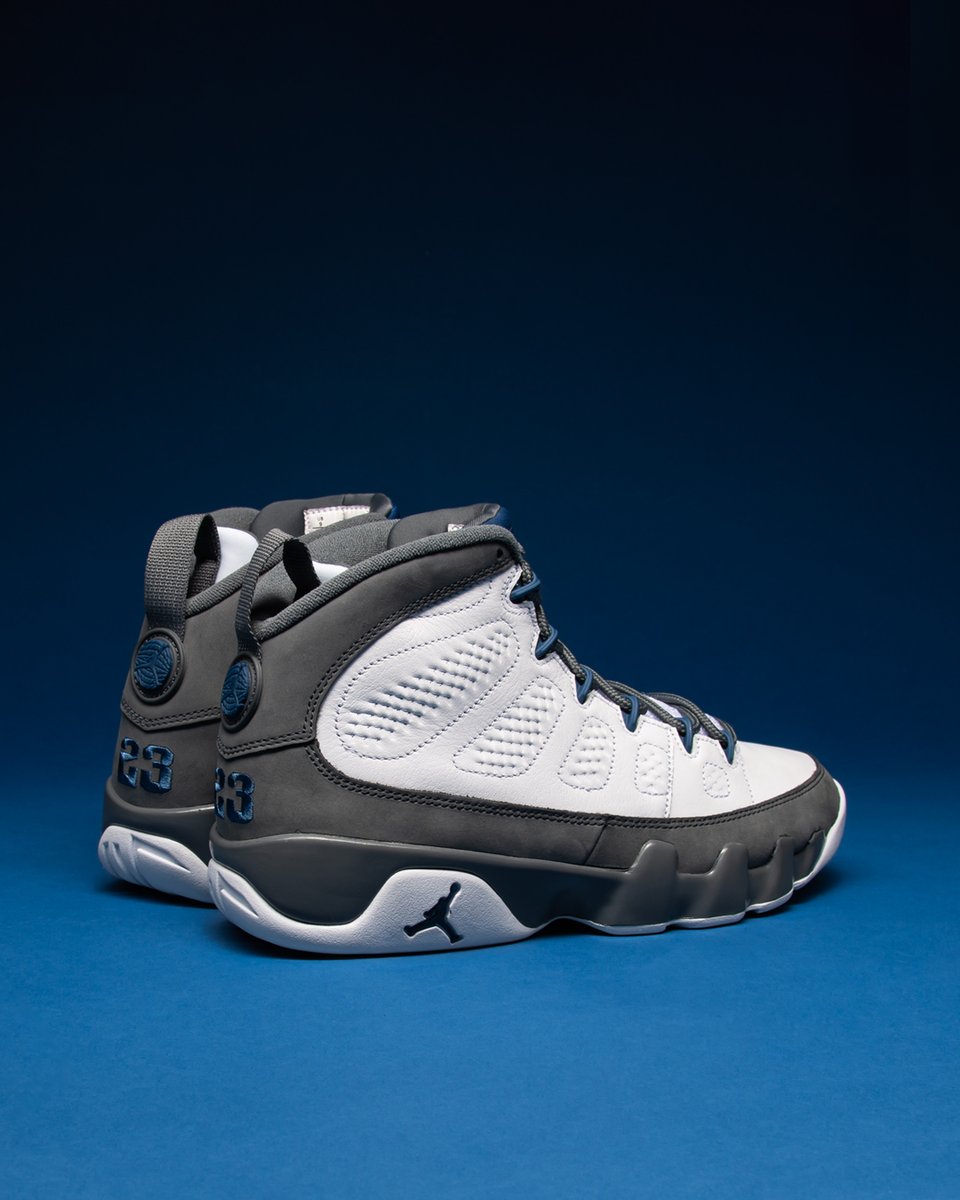 jordan 1 retro high white university blue black footlocker